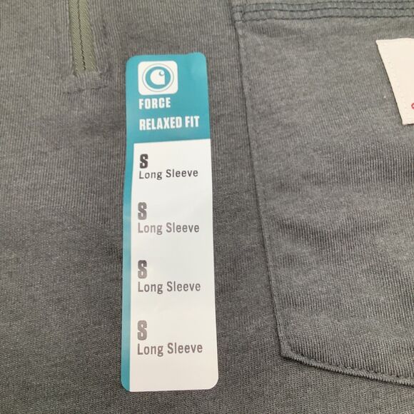 Carhartt Force Relaxed Fit Midweight Long Sleeve 1/4 Zip Pullover Size S NWT - Picture 7 of 9